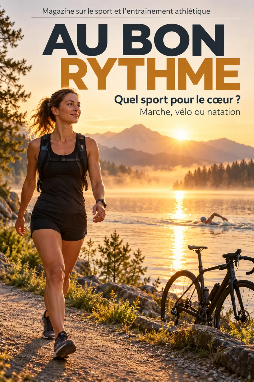 Quel sport pour le cœur ? Marche, vélo ou natation, au bon rythme