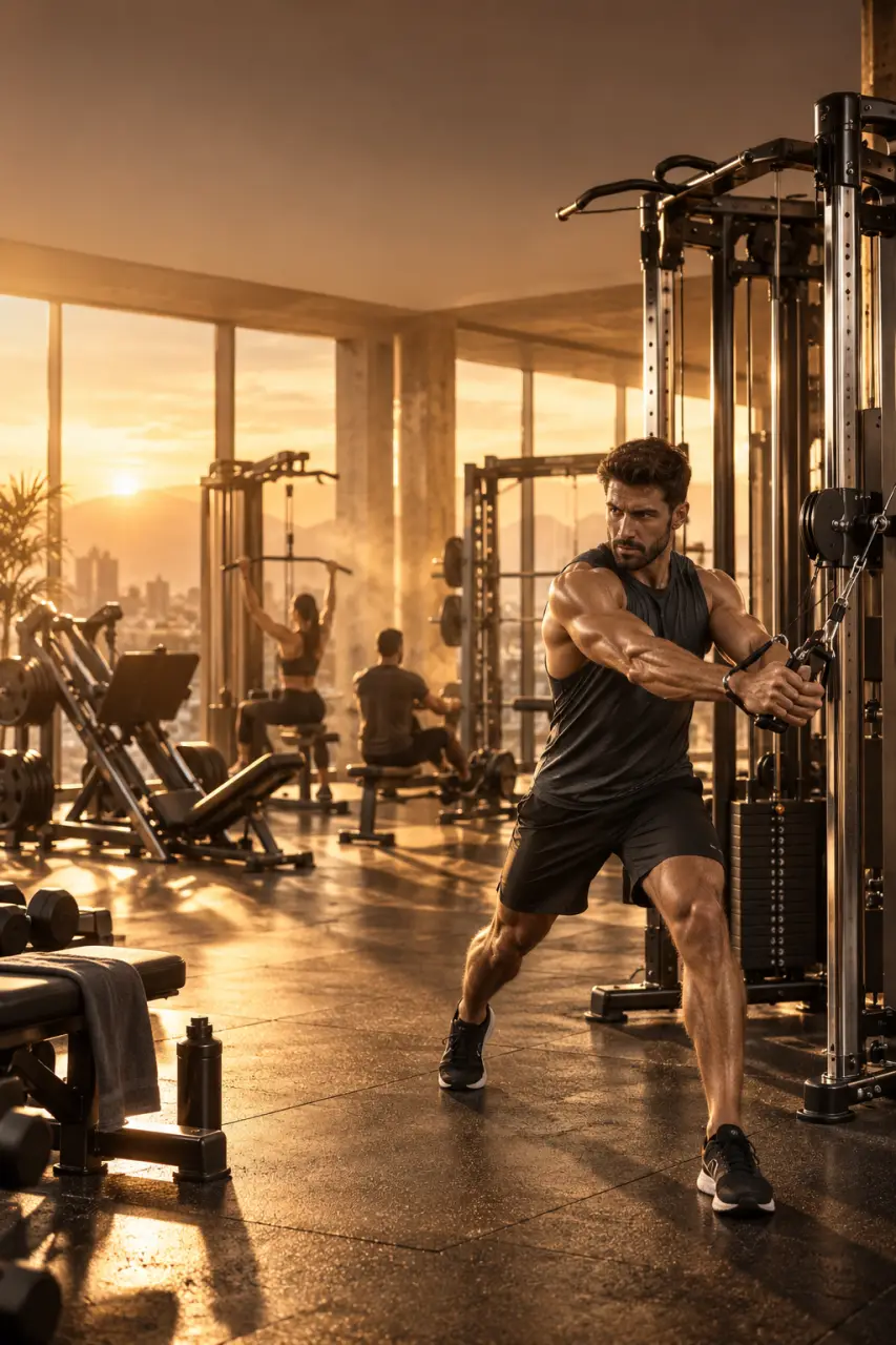 Une machine de muscu peut entraîner tout le corps, à condition de choisir les bons postes