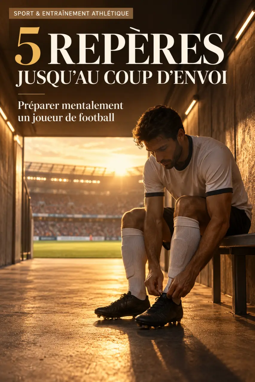 Préparer mentalement un joueur de football : 5 repères jusqu’au coup d’envoi