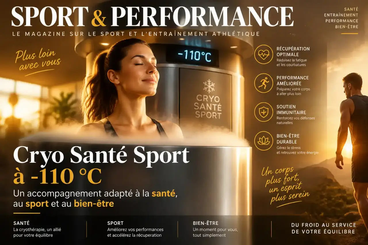 Cryo Santé Sport à -110 °C : un accompagnement adapté à la santé, au sport et au bien-être