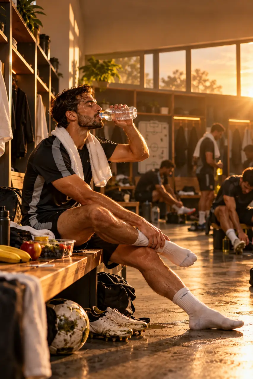 Récupération après un match de football : les fondamentaux avant les bains froids